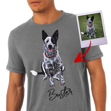 Custom Dog T-shirt.