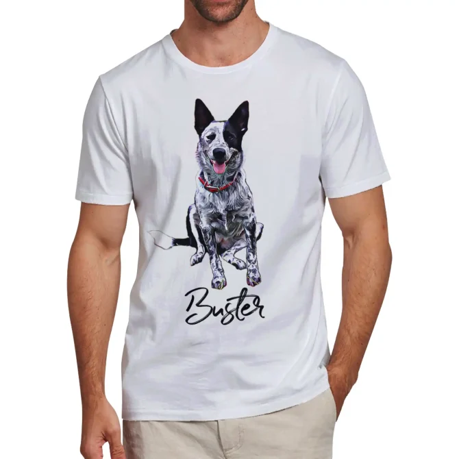 Custom Dog T-shirt.