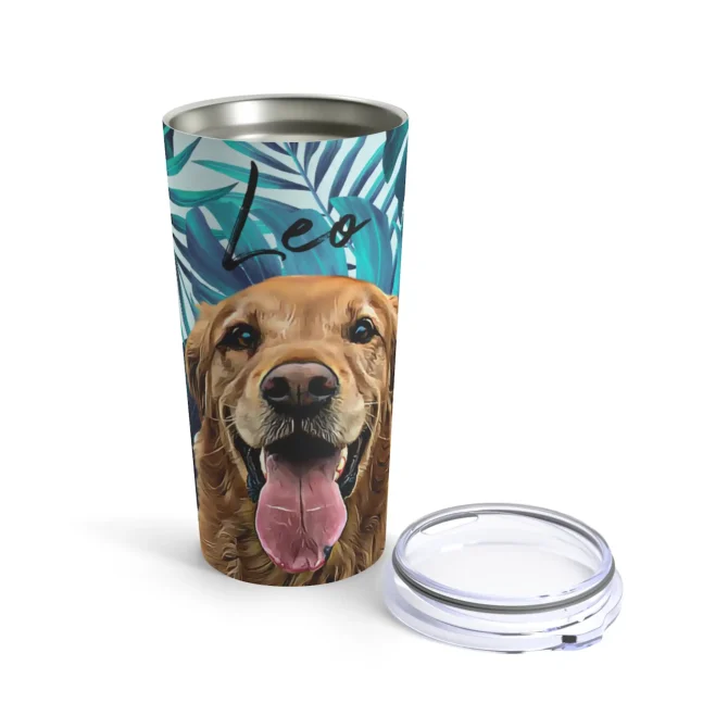 Custom Dog Tumbler - Pattern - Image 3