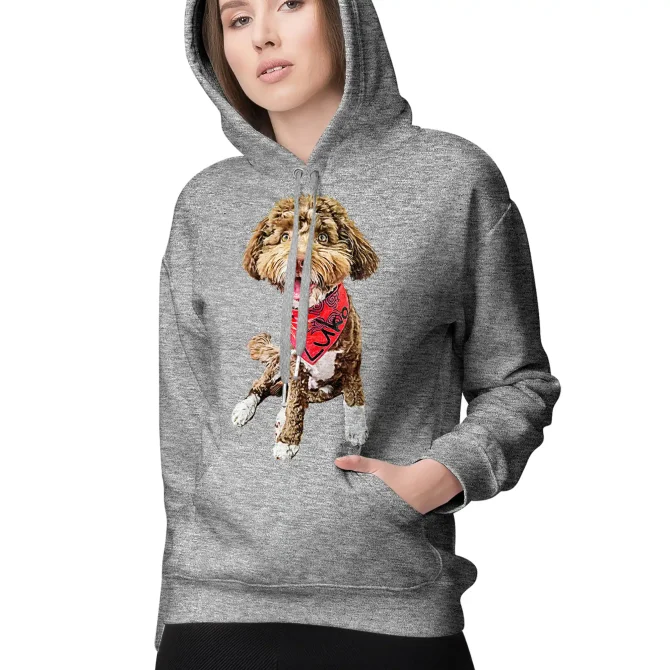 Custom Dog Dad Hoodie - Image 2