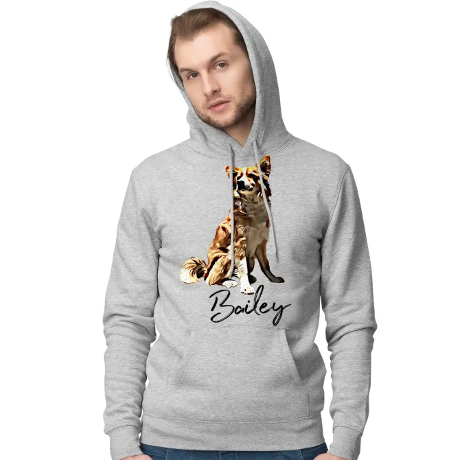 Custom Dog Dad Hoodie - Image 3
