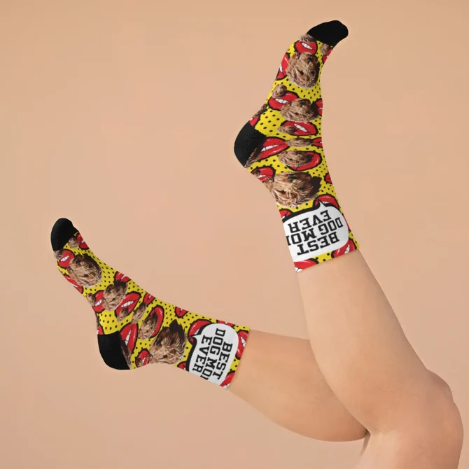 Best Dog Mom Socks - Image 2