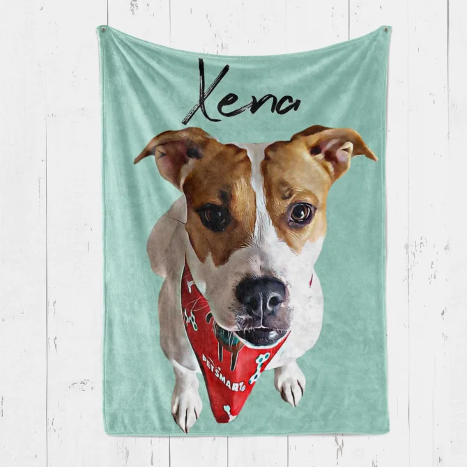 Custom Dog Blanket - Color - Image 2