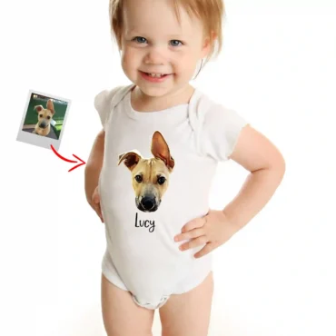 Custom Pet Portrait Bodysuit One piece