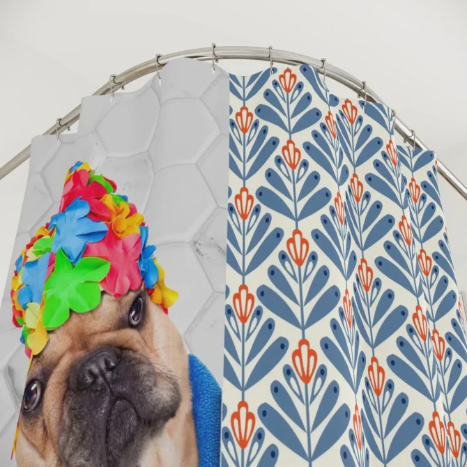 Custom Pet Shower Curtain - Image 3