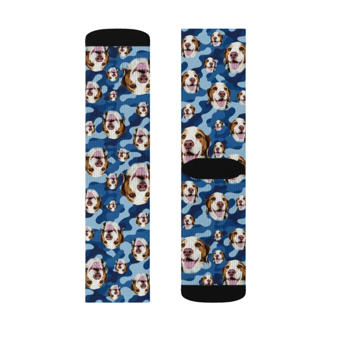 Camouflage Dog Socks - Custom - Image 4