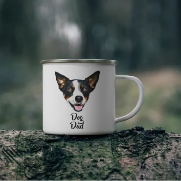 Dog Dad Camping Mug