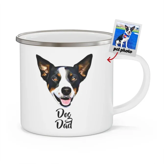 Dog Dad Camping Mug - Image 3