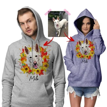 Dog Mom Hoodie - Wreath