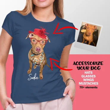 Accessorize your Dog shirt.