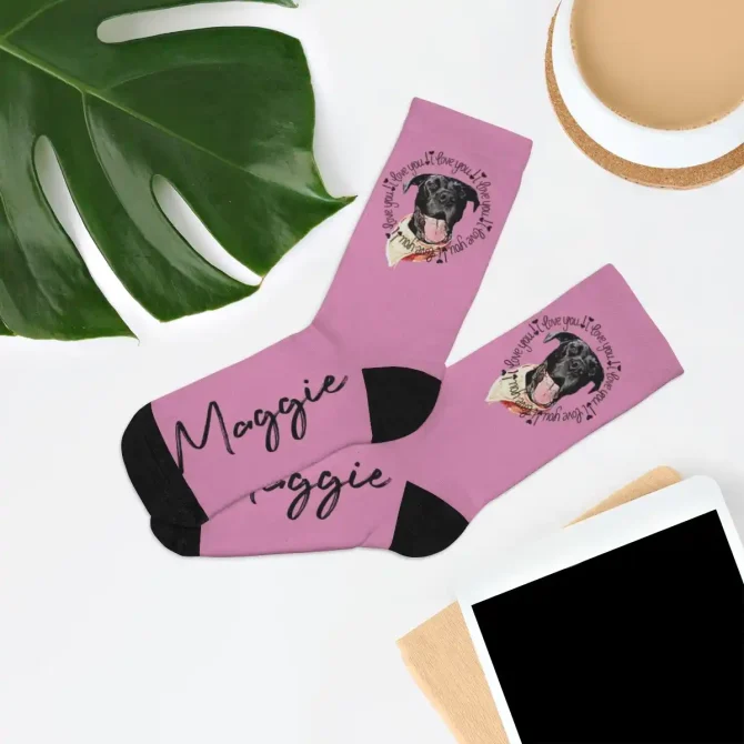 Custom Dog Photo Socks - Image 3