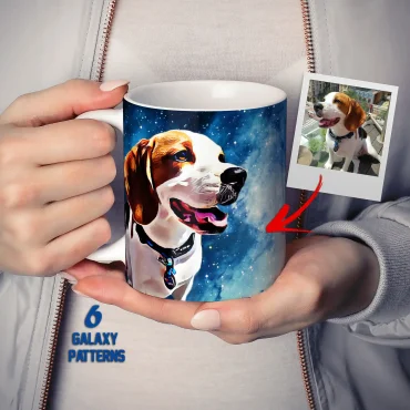 Custom Pet Coffee Mug - Galaxy
