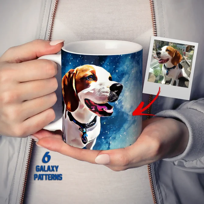 Custom Pet Coffee Mug - Galaxy