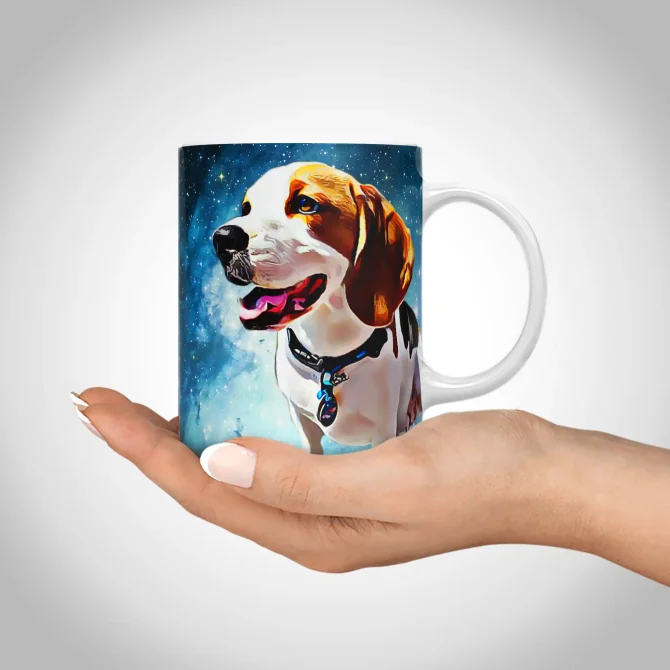 Custom Pet Coffee Mug - Galaxy - Image 2