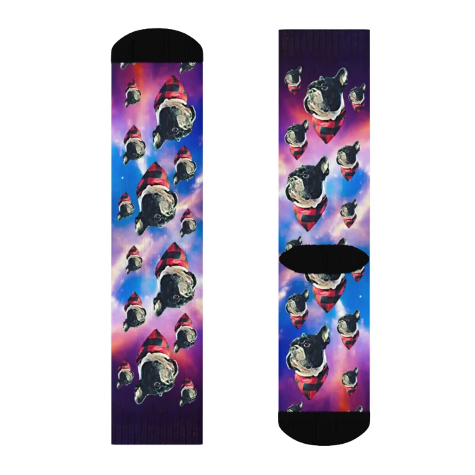 Personalized Pet Face Socks - Galaxy - Image 3