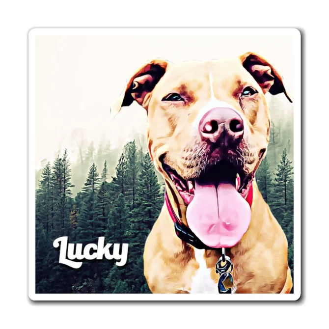 Custom Dog magnet - Image 2
