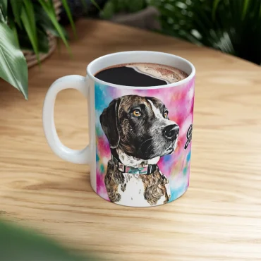 Custom Pet Mug - Watercolors & Pastel