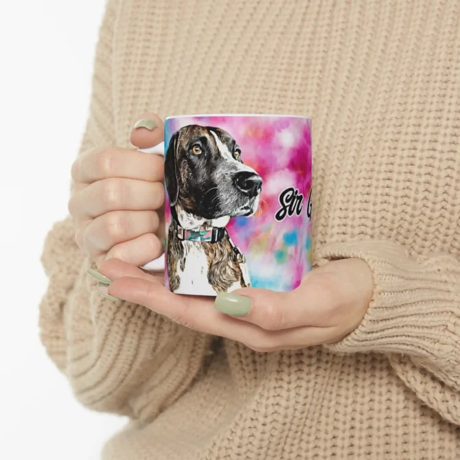 Custom Pet Mug - Watercolors & Pastel - Image 4