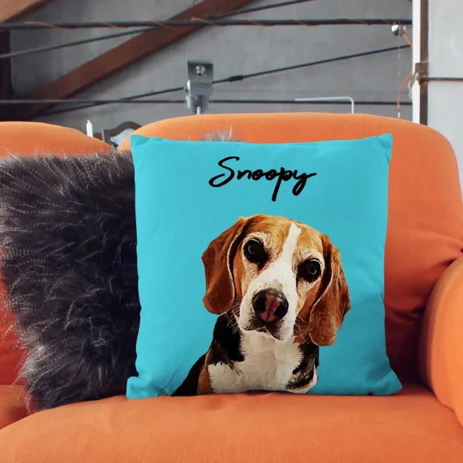 Custom Dog Pillow Case - Personalized - Image 2