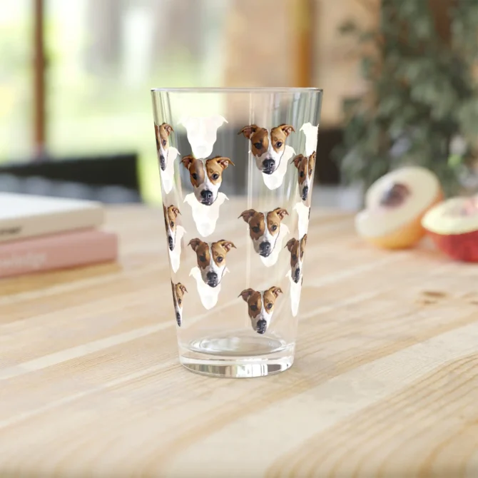 Custom Pet Pint Glass - Pattern - Image 2