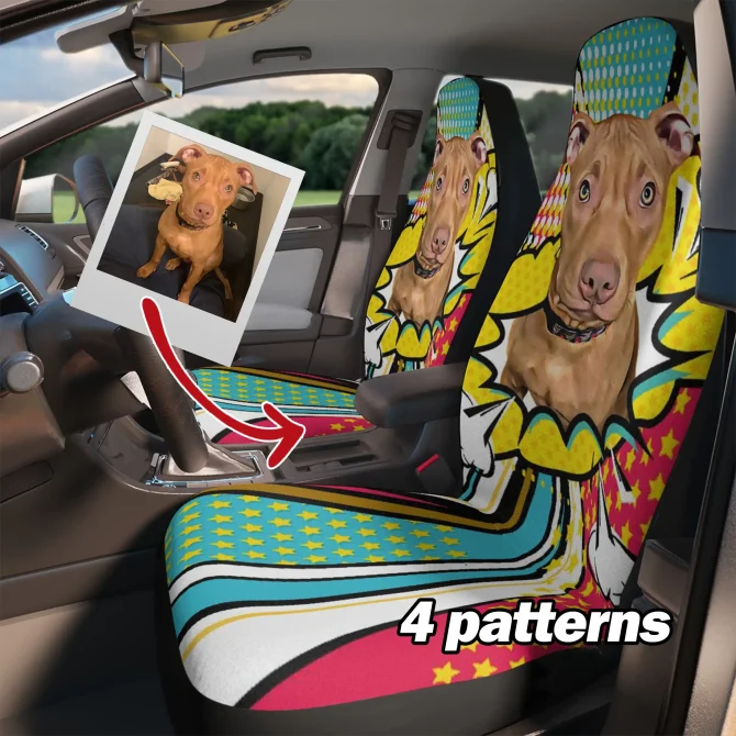 Car Seat Cover - Custom Pop