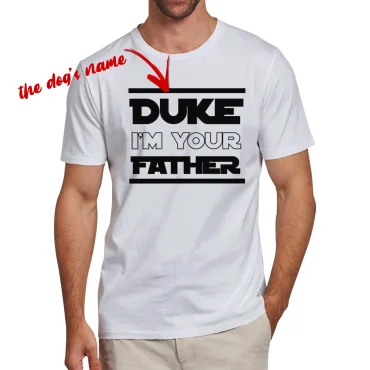 Star Wars movie inspirited shirt for dog lovers.