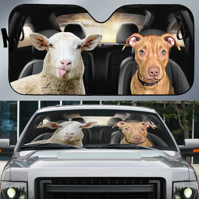 Custom Pet Car Sun Shade with Additional passenger - Image 4