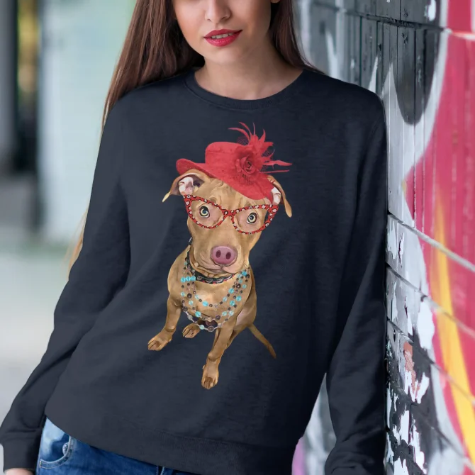 Custom Dog Portrait Sweatshirt - Accessorize it! - Image 3