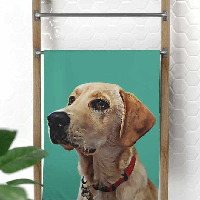 Custom Dog Beach Towel - Image 3