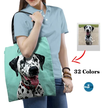 Personalized Dog Tote Bag