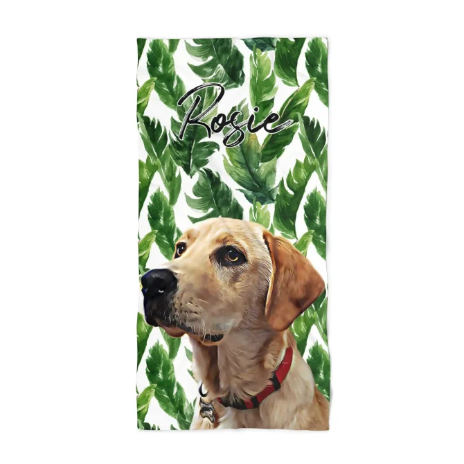 Personalized Pet Beach Towel - Image 3