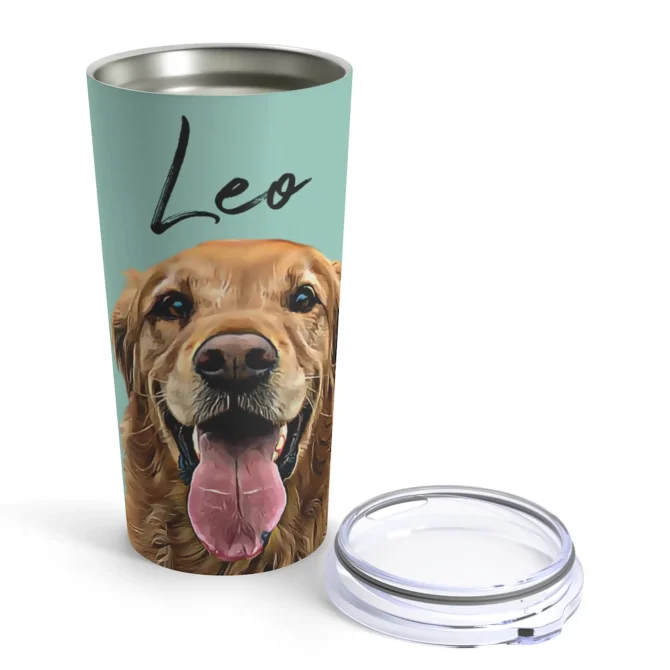 Custom Dog Tumbler - Color - Image 2