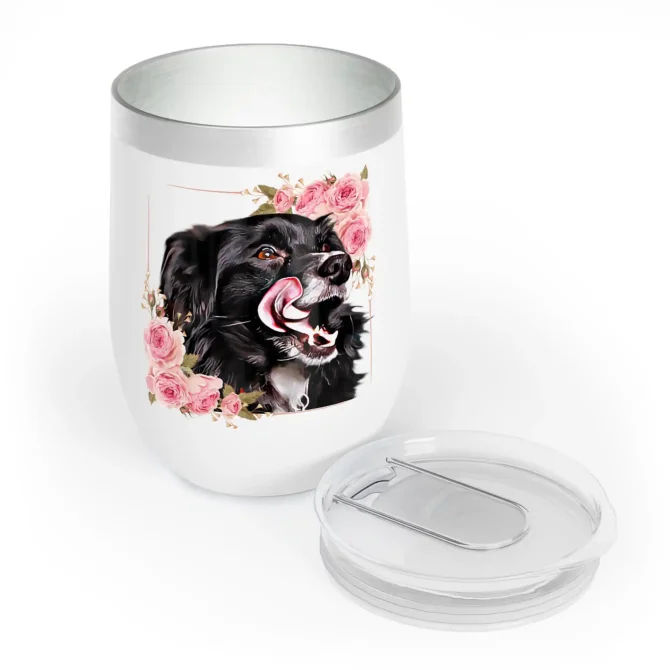 Wine Tumbler - Floral - Image 2