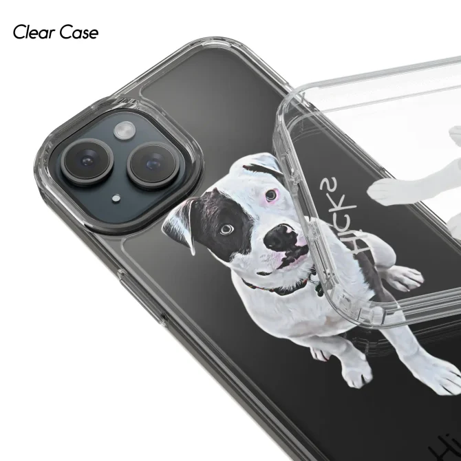 Personalized Dog Phone Case - Transparent - Image 5