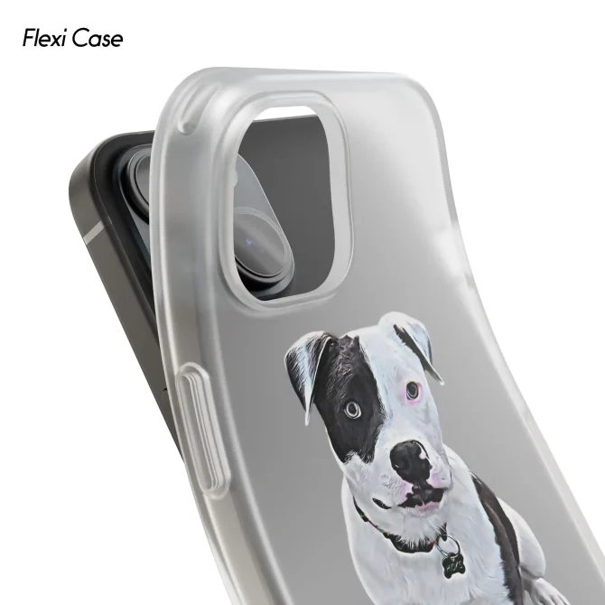 Personalized Dog Phone Case - Transparent - Image 4