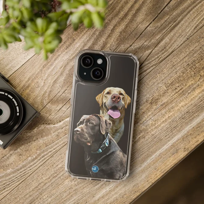 Personalized Dog Phone Case - Transparent - Image 3