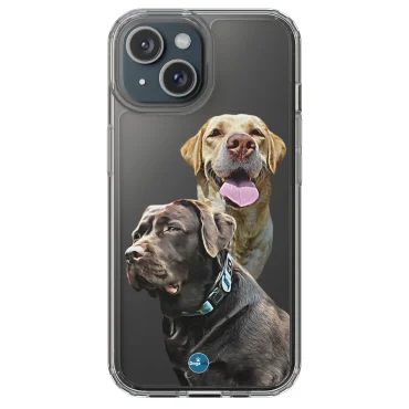 Personalized Dog Phone Case - Transparent