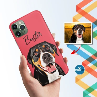 Canine Couture Illustrated Case - Solid Color