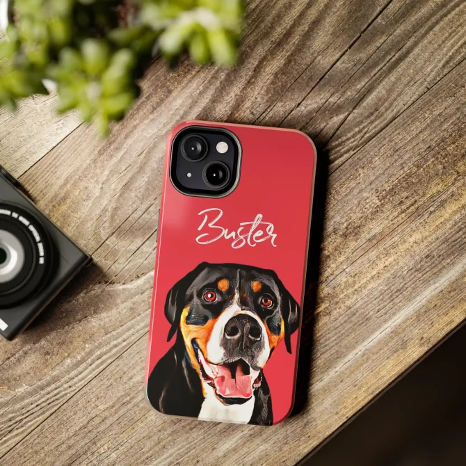 Canine Couture Illustrated Case - Solid Color - Image 2