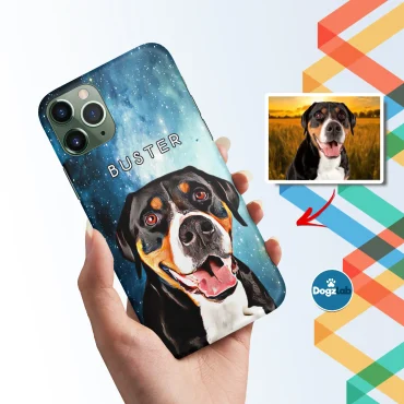 Cosmic Pet Custom Phone Case - Space