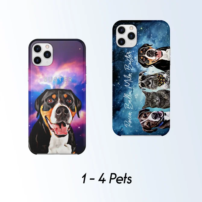 Cosmic Pet Custom Phone Case - Space - Image 2