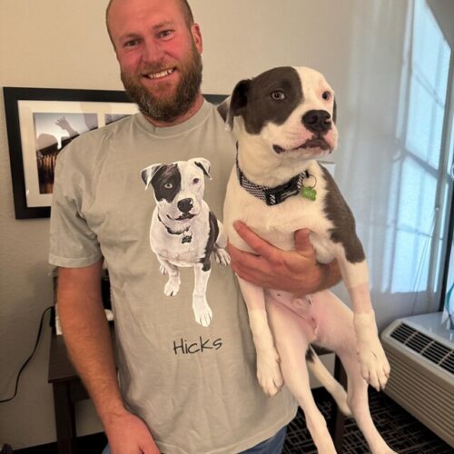 Dog Dad & Dog Mom Custom T-Shirt - Unisex photo review
