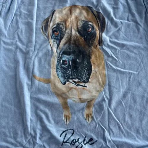 Dog Dad & Dog Mom Custom T-Shirt - Unisex photo review
