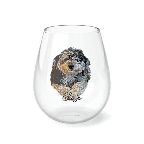 Custom Pet Wine Glass photo review