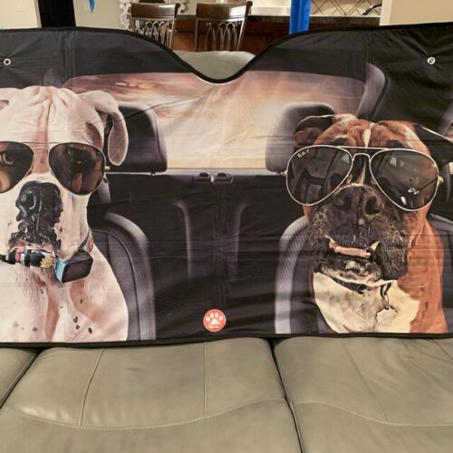 Custom Pet Car Sun Shade photo review