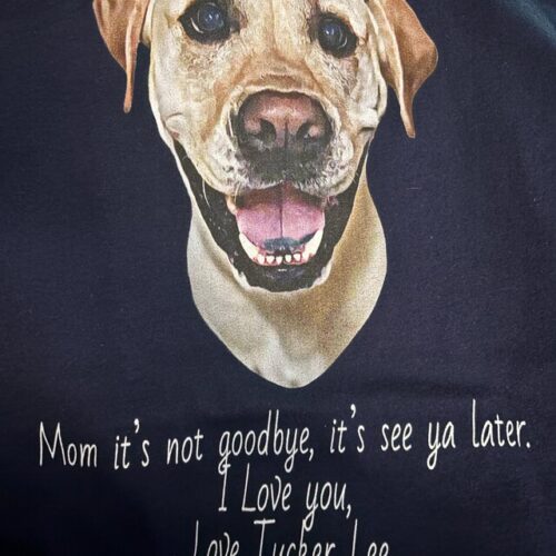 Dog Dad & Dog Mom Custom T-Shirt - Unisex photo review